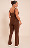 Shape Chocolate Sculpt Wrap V Front Wide Leg Pants