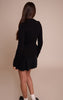 Black Soft Knitted Pleated Mini Skirt