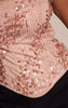 Shape Nude Tonal Sequin Corset Top