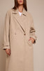 Oat Belted Oversized Wool Look Coat