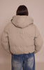 Sage Hooded Puffer Coat