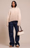 Tall Cream Ombre Crew Neck Knitted Sweater