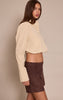 Dark Chocolate Lightweight Faux Suede Shorts