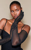 Black Long Mesh Gloves