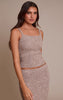 Taupe Knitted Cami Top