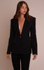 Black Cinch Hip Blazer