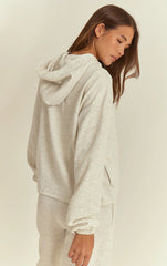 Ash Grey Super Soft Zip Hoodie