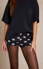 Black Polka Dot Hot Pants