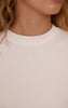 White Seamless Logo Gym Long Top