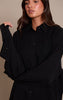 Black Tencel Oversized Shirt