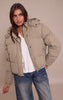 Sage Hooded Puffer Coat