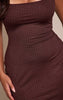 Shape Chocolate Hotfix Mini Dress