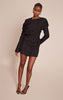 Black Tailored Sash Detail Blazer Dress