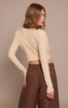 Stone Soft Touch Cowl Neck Long Sleeve Top