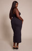 Plus Black Sculpt Bandeau Maxi Dress
