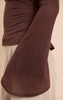 Chocolate Textured Extreme Flute Sleeve Long Top