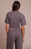 Charcoal Grey Soft Touch Boxy T Shirt