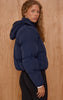 Navy Hooded Puffer Coat