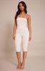Petite Cream Contour Jersey Bandeau Capri Catsuit