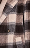 Tall Checked Structured Wool Look Maxi Coat