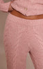Pink Cable Knit Pants