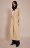 Tall Stone Tie Waist Trench Coat