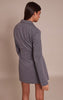 Charcoal Wool Look Tailored Blazer Dress