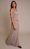 Taupe Knitted Maxi Skirt