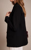 Black Longline Oversized Blazer