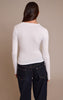 Cream Soft Touch Ruched Front Detail Long Sleeve Top