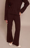 Chocolate Wide leg Knit Pants