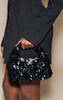 Black Sequin Handbag