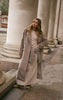Taupe Structured Double Breasted Wool Look Maxi Coat