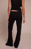 Black Soft Cotton Flared Pants
