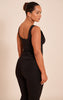 Shape Black Sculpt Longline Wrap Front Top