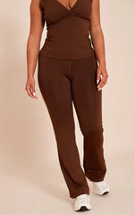 Shape Chocolate Sculpt Wrap V Front Wide Leg Pants