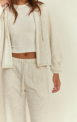 Ash Grey Super Soft Zip Hoodie