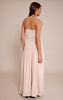 Taupe Faux Suede Bandeau Dropped Waist Maxi Dress