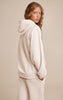Cream Sports Club Cotton Fleece Full Zip Hoodie