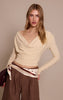 Stone Soft Touch Cowl Neck Long Sleeve Top