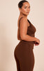 Shape Chocolate Sculpt Longline Wrap Front Top