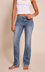 Vintage Low Rise Stretch Flares